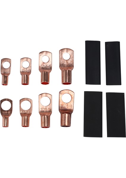 260PCS Bakır Halka Terminali Tel Kıvrım Sc Kablo Konektörü Sıralama Kiti (Yurt Dışından)