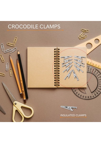 50 Adet Gümüş Ton Metal Timsah Klip Timsah Kelepçeleri (Yurt Dışından) fiyatları