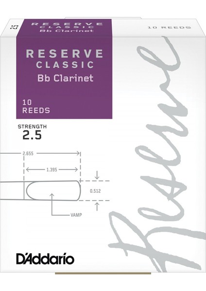 Woodwinds Reserve Classic DCT1025 Sib Klarnet Kamışı No