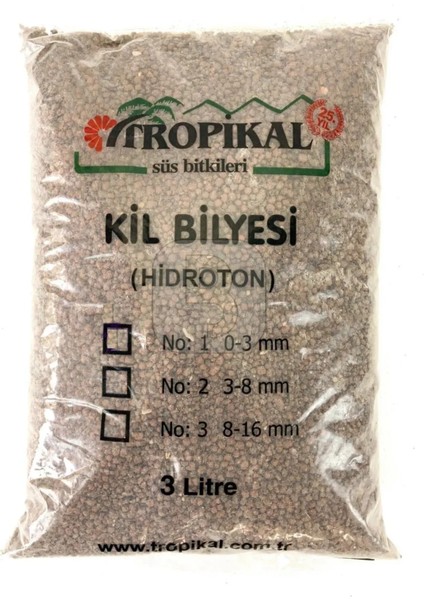 Kil Bilyesi- 3litre Kalınlık 8-16 mm. (Hidroton)