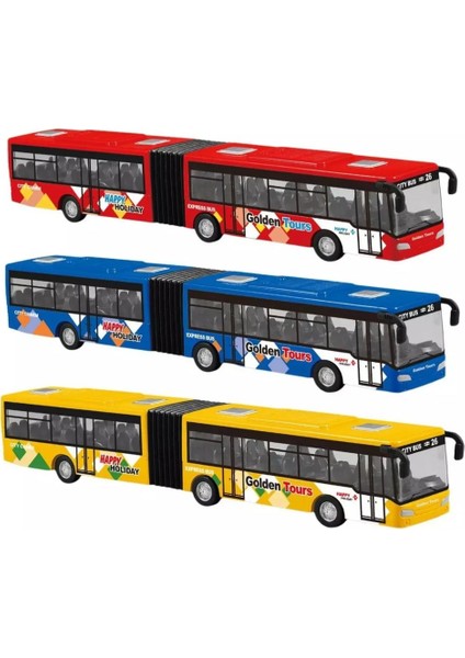 Şehir Otobüs Oyuncak Çek Bırak Metal Körüklü Yolcu Otobüsü Metrobüs 22 Cm modelleri