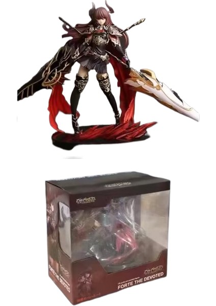 God Strike'ın Gazabı Bahamut Dark Dragon Rider Dark Angel Heykelcik Aranjmanı (Yurt Dışından)