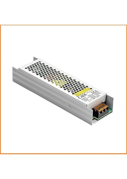 Ct-2577 21 Amper Adaptör Klemensli Şerit Led Trafosu 250W Slim Model
