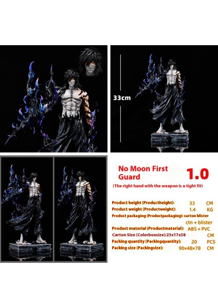 Shinigami Boğa Kafası Ichigo Aysız Ichigo El Kuklası Heykel Modeli Çevre Süsleri Hediye (Yurt Dışından)
