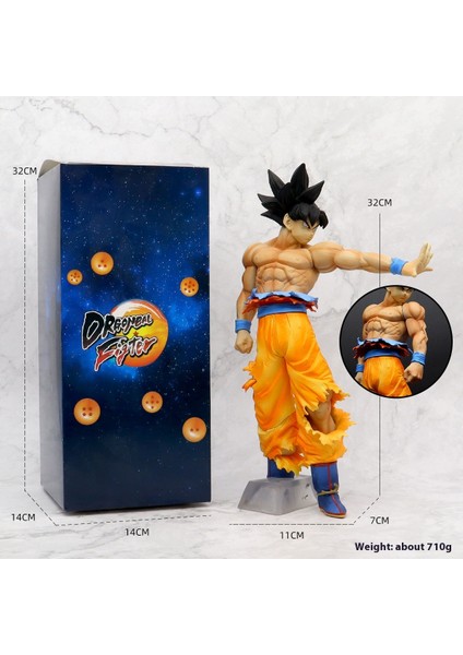Seven Dragon Ball Süper Saiyan Manken Anime Modeli Süs Heykeli Hediye (Yurt Dışından)
