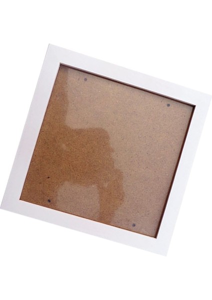 Kare Kalın Çam Ahşap Fotoğraf Çerçevesi Duvar Resim Çerçevesi (Beyaz, 6 Inç) (Yurt Dışından) fiyatları