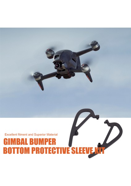 Dji Avata 2 Gimbal Koruma Çubuğu Drone Gimbal Tamponu Gimbal Lens Tamponu Aksesuarları Alt Koruyucu Kılıf Siyah (Yurt Dışından) indirimleri