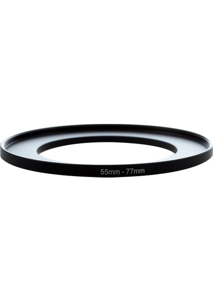 Metal 55MM-77MM Kamera Yükseltme Filtre Halkası Adaptörü 55-77 (Yurt Dışından)