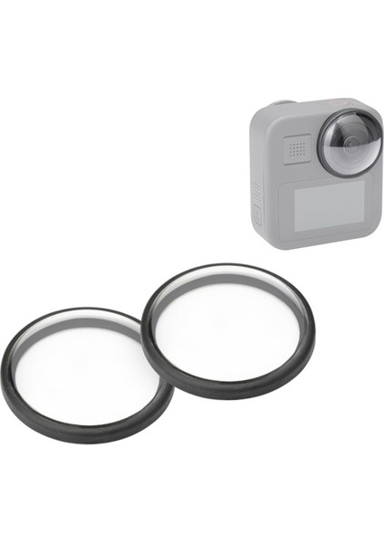 2 Adet Uv Filtre Lens Kapağı Koruyucu Koruyucu Kapak Kılıf Gopro Max Siyah Hd Filtre Eylem Kamera Aksesuarları (Yurt Dışından)