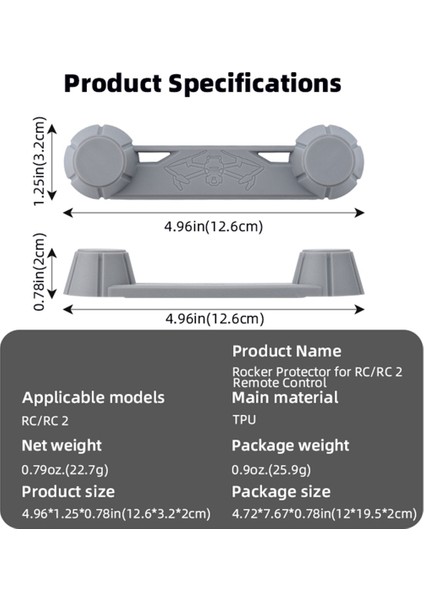 Djı Rc/rc 2 Joystick Bağlantı Çubuğu Koruma Kapağı Başparmak Çubuğu Tutucu Djı Mini 3/4 Pro Drone Aksesuarları (Yurt Dışından) modelleri