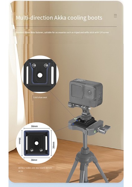 Arca Hızlı Çıkarma Soğuk Ayakkabı Montajları Fotoğraf Tripodları 1/4 Manyetik Soğuk Ayakkabı Montajları Hızlı Çıkarma Baş Tabanları, Set A (Yurt Dışından)