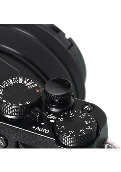 Kamera Deklanşör Düğmesi Metal Fujifilm XT30 XT20 XT10 Xt3 Xt2 Xpro2 X100F X100T Sony RX1R RX10IV Leica (Siyah) (Yurt Dışından) modelleri