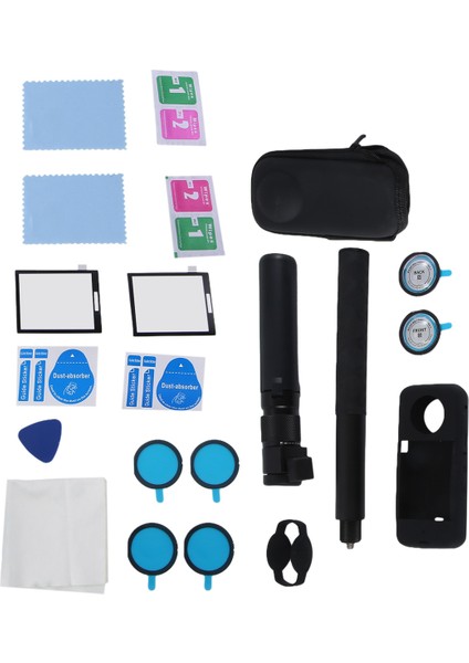 INSTA360 X3 Için Selfie Çubuğu INSTA360 X3 Aksesuarları Için Lens Koruyucu Kapak Ekran Koruyucu Film (Yurt Dışından) fiyatları