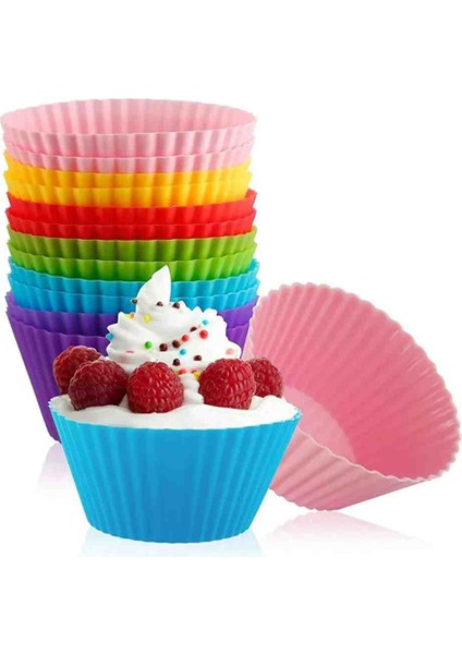 6lı Muffin Kek Kalıbı Silikon