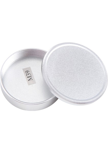 Metal Gövde Kapağı ve Lens Arka Kapağı Seti M39 Ltm Lsm Leica Vida Montajı MCM39S (Gümüş) (Yurt Dışından)