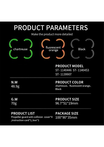 Djı Avata2 Traverser Için Kürekler Çarpışma Önleyici Halka Çarpışma Önleyici Kürek Koruyucu Kapak Koruma Aksesuarları,c (Yurt Dışından) indirimleri