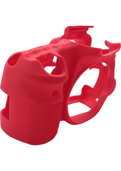 Kamera Çantaları Yumuşak Silikon Kauçuk Kamera Koruyucu Vücut Kapak Kılıf Cilt Canon Eos 60D Kamera Çantası Kırmızı (Yurt Dışından) modelleri