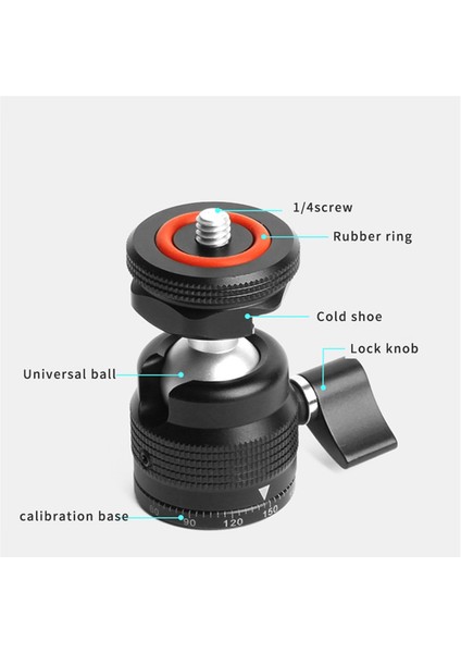 Metal Küçük Kafa Kamera Tripod Aksesuarları Evrensel Küre Kafa Dolgu Işığı Braketi Mini Evrensel (Yurt Dışından) fiyatları