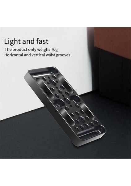 Anahtarlama Plakası Kamera Montaj Peynir Plakası Ray Blokları Kuyruklu Bağlantılar ve Kısa Çubuklar Için (Uzun Versiyon) (Yurt Dışından) modelleri