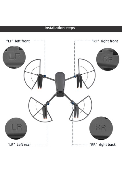 4 Adet Pervane Koruyucu Djı Mavic 3 Drone Için Hızlı Bırakma Pervane Koruma Sahne Kanat Fan Kapağı Drone Aksesuarı (Yurt Dışından) modelleri