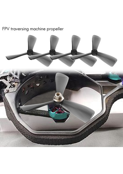 Nazgul 3535 Için 4 Adet 3.5 Inç Cine Tri-Blade/3 Bıçak Pervane Pervane 5mm Montaj Deliği ile Fpv PROTEK35 Parçası (Yurt Dışından) fırsatları
