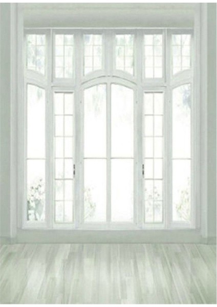 3X5FT Avrupa Pencere Zemin Beyaz Sanat Fotoğrafçılığı Arka Plan Stüdyo Arka Planı (Yurt Dışından)