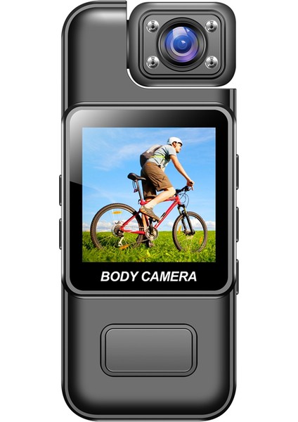 Wifi Mini Kamera 4K Hd Dijital Video Kaydedici 180° Döndürülebilir Lens Taşınabilir Aksiyon Kamera Kaydedici 64G (Yurt Dışından)