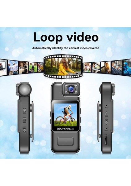 Wifi Mini Kamera 4K Hd Dijital Video Kaydedici 180° Döndürülebilir Lens Taşınabilir Aksiyon Kamera Kaydedici 64G (Yurt Dışından) indirimleri