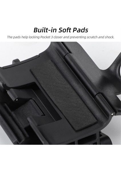 Sunnylıfe Osmo Pocket3 Stand Tabanı Için Profesyonel Koruyucu Çerçeve Açı Ayarlanabilir Çok Işlevli Masaüstü Standı Aksesuarları (Yurt Dışından)