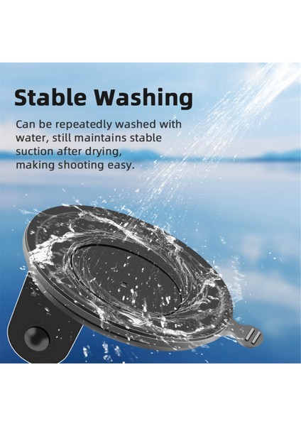 Pocket Serisi/actıon Serisi/ınsta 360 Serisi Spor Kameraları Için Ayarlanabilir Spor Kamerası Vantuzlu Montaj (Yurt Dışından) fırsatları