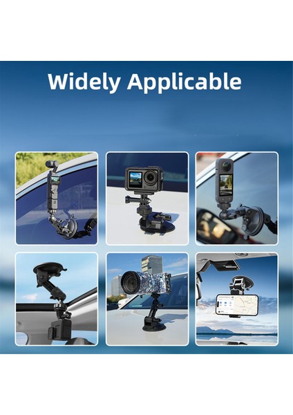 Pocket Serisi/actıon Serisi/ınsta 360 Serisi Spor Kameraları Için Ayarlanabilir Spor Kamerası Vantuzlu Montaj (Yurt Dışından) indirimleri