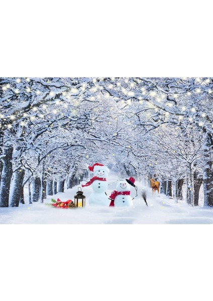 210X150CM Kış Kar Arkaplan Bezi Kar Tanesi Noel Ağacı Parıltı Beyaz Orman Partisi Fotoğrafçılığı Arkaplanları, A (Yurt Dışından)