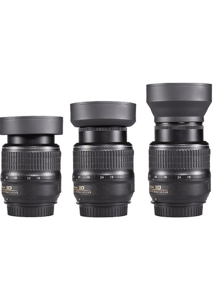 Canon Eos Için 52MM 3'ü 1 Arada Lens Koruyucu Lens; Nikon, Pentax, Sony, Sigma ve Filtre Boyutu 52MM Olan Diğer Kamera Lensleri (Yurt Dışından)