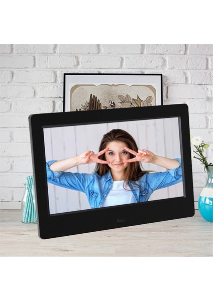 7 Inç Hd Dijital Fotoğraf Çerçevesi 800X480 LED Akıllı Fotoğraf Albümü Uzaktan Kumandalı LCD Fotoğraf Çerçevesi - Abd Fişi B (Yurt Dışından) fırsatları
