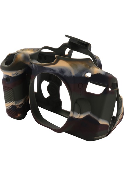 Kamera Çantaları Yumuşak Silikon Kauçuk Kamera Koruyucu Gövde Kılıfı Kılıf Cilt Canon Eos 60D Kamera Çantası Ordu Yeşili (Yurt Dışından) fiyatları