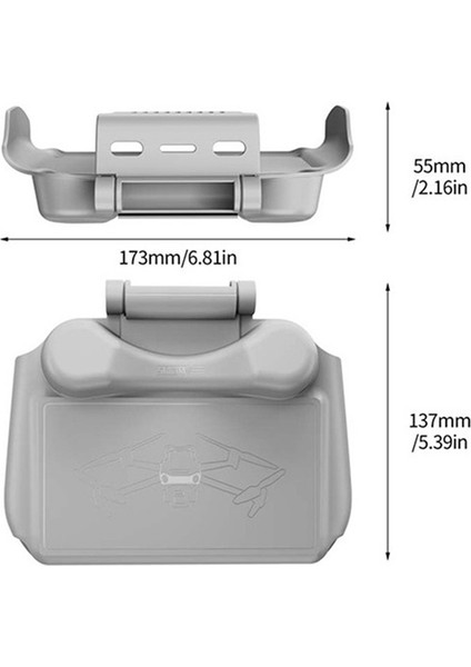 Startrc Djı Royal Mavic3 Pro Rc Ekran Uzaktan Kumandalı 2'si 1 Arada Kullanışlı Taşınabilir Koruyucu Kılıf Güneşlik (Yurt Dışından) indirimleri