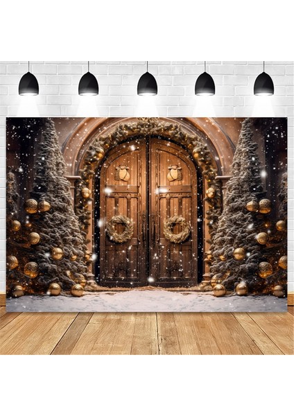 210CMX150CM Noel Arka Plan Bezi Noel Kapı Parti Dekorasyonu Fotoğraf Stüdyosu Çocuk Fotoğrafçılığı Arka Planları,h (Yurt Dışından) modelleri
