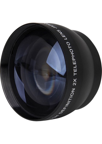 Nikon Af-S 18-55MM 55-200MM Lens Kamera Için 52MM 2x Büyütme Telefoto Lens (Yurt Dışından)
