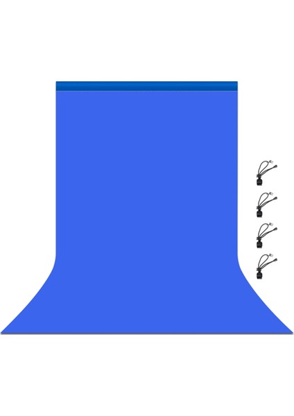 1m x 2m Fotoğraf Arka Plan 120G Kalınlık Fotoğraf Stüdyosu Arka Plan Bezi Zemin Fotoğraf Stüdyosu Video Için (Mavi) (Yurt Dışından)