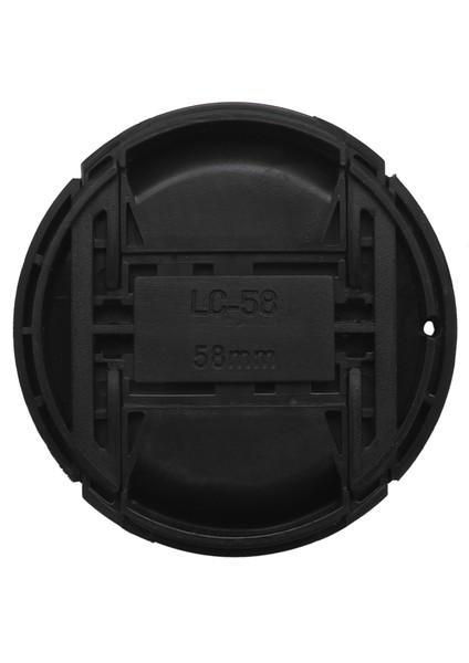 Nikon Canon Için Dslr Kameralar Için Lens Kapağı Tasma Deliği Paketi ile 58MM Lens Kapağı (58MM)-4 Paket (Yurt Dışından) fırsatları
