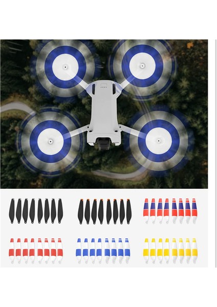 Djı Mini 3 Pro Drone ile Uyumlu Mini 3 Pervaneler Için Yedek Düşük Gürültülü Hızlı Çıkarma Bıçakları Aksesuarları, F (Yurt Dışından) fırsatları