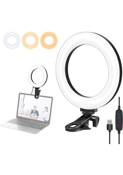 Puluz 6.2 Inç Dolgu Işığı 40 LED Halka Işık 3200K-6500K Renk Sıcaklığı Video Dizüstü Bilgisayar Dolgu Işığı Için Montaj Kelepçesi ile (Yurt Dışından) fiyatları