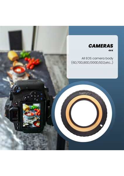 Fusind M42-EOS Adaptör Halkası M42 Lens Için Eos 7d 60D 50D 40D 80D 1300D Kamera (Yurt Dışından) fiyatları