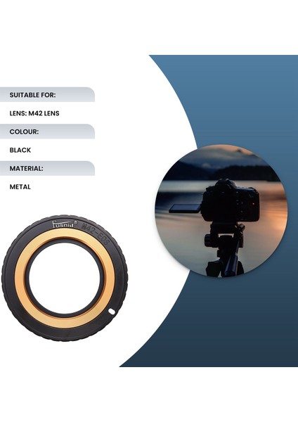 Fusind M42-EOS Adaptör Halkası M42 Lens Için Eos 7d 60D 50D 40D 80D 1300D Kamera (Yurt Dışından) modelleri
