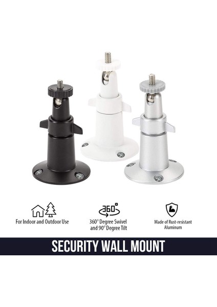 Kamera Montajı, Iç/dış Mekan Güvenlik Metal Duvar Montajı I-Tipi Montaj Arlo Pro/pro 2/pro 3/pro 4/ultra Için, Beyaz (2 Paket) (Yurt Dışından) fiyatları