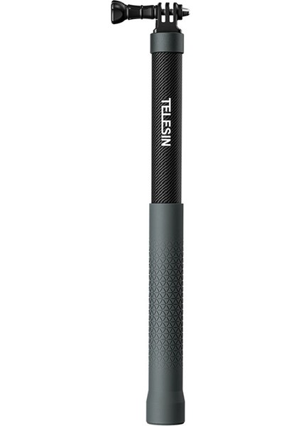 Telesın 1.2m Karbon Fiber Selfie Çubuğu Monopod Geri Çekilebilir 1/4 Vida ile Gopro INSTA360 Osmo Djı Aksiyon Kamerası Için (Yurt Dışından)