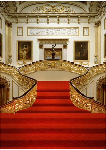 Kale Fotoğraf Arka Planında Vinil 5X7FT Lüks Düğün Arka Plan Fotoğraf Sahne (Yurt Dışından)