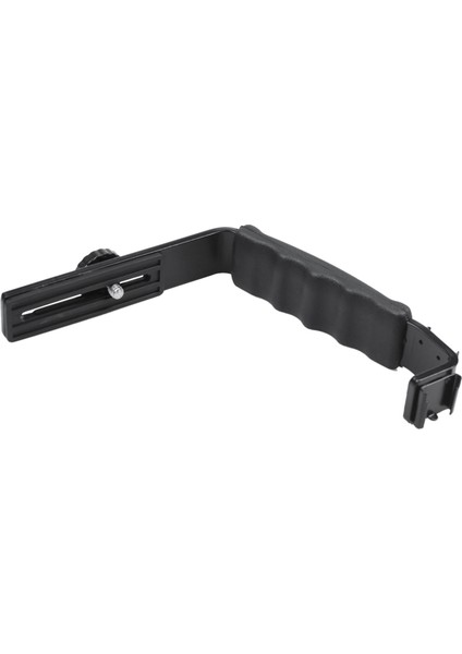 Fotoğraf Flaş Video Kamera Tutma Kolu L Kolu 2 Standart Taraflı Sıcak Ayakkabı Tutucuyu Dslr'ye Monte Edin (Yurt Dışından) fiyatları