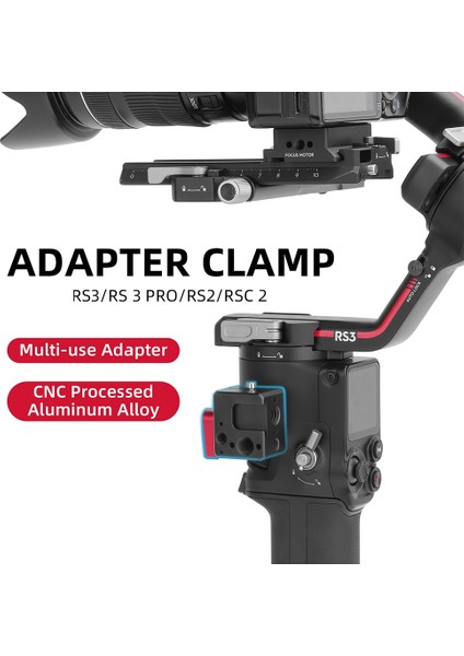 Cnc Alüminyum Alaşımlı Soğuk Ayakkabı Uzatma Plakası Djı Ronin Rs3/rs3 Pro/rs2/rsc 2 Anti-Destabilizasyon Aksesuarları (Yurt Dışından) modelleri