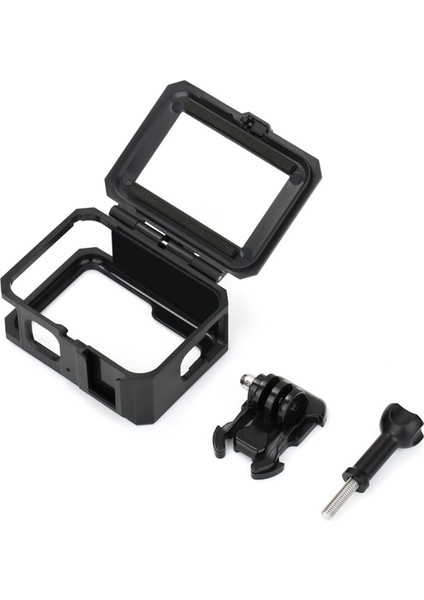 Gopro 10 11 12 Aksesuarları Çerçeve Kılıf Kabuk Koruyucu Konut + Yalnız Vida Tabanı Montajı (Yurt Dışından)